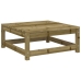 Set de sofás jardín 10 pzas con cojines madera pino impregnada