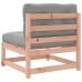 Set de sofás jardín 6 pzas con cojines madera abeto Douglas