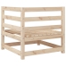 Juego de sofás de jardín 7 piezas madera maciza de pino
