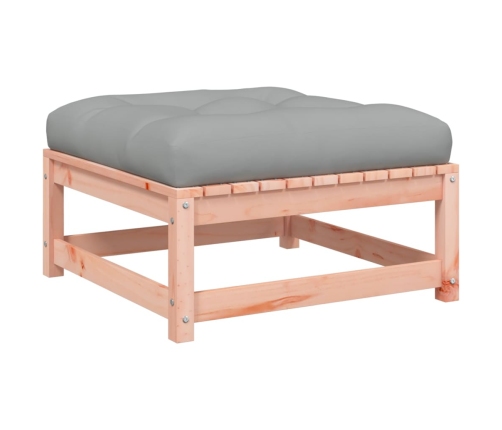 Set de sofás de jardín 10 pzas con cojines madera abeto Douglas