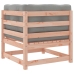 Set de sofás de jardín 10 pzas con cojines madera abeto Douglas