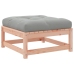 Set de sofás de jardín 10 pzas con cojines madera abeto Douglas