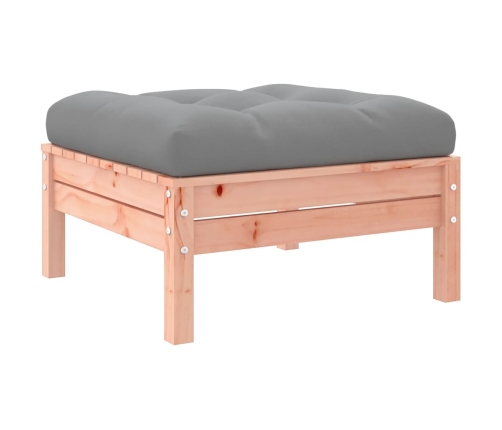 Set de sofás jardín 12 pzas con cojines madera de abeto Douglas