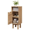 Mueble de baño OTTA madera maciza de pino 35x30x90 cm