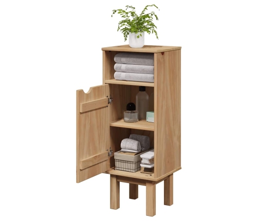 Mueble de baño OTTA madera maciza de pino 35x30x90 cm