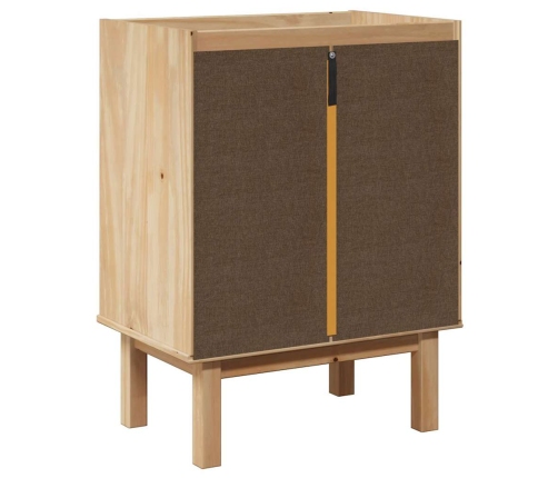 Mueble de lavabo de baño OTTA madera maciza de pino 59x40x80 cm