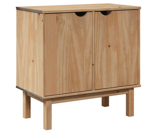 Mueble de recibidor OTTA madera maciza de pino 75x40x75 cm