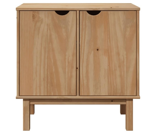 Mueble de recibidor OTTA madera maciza de pino 75x40x75 cm