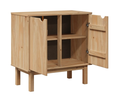 Mueble de recibidor OTTA madera maciza de pino 75x40x75 cm