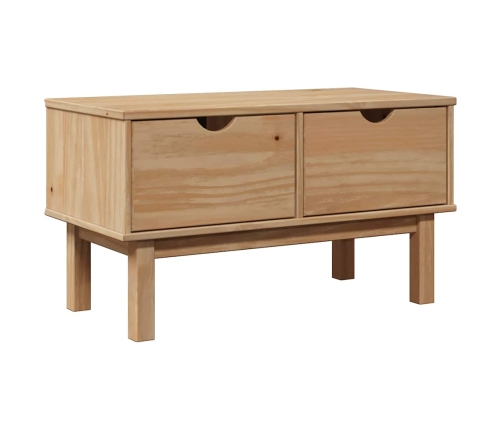 Banco de recibidor OTTA madera maciza de pino 80x40x45 cm