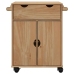 Carrito de cocina OTTA madera maciza de pino 59x45x80 cm