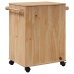 Carrito de cocina OTTA madera maciza de pino 59x45x80 cm