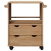 Carrito de cocina OTTA madera maciza de pino 59x45x80 cm