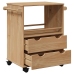 Carrito de cocina OTTA madera maciza de pino 59x45x80 cm