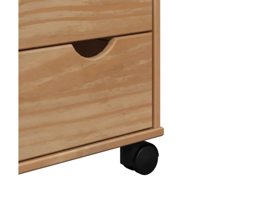 Carrito de cocina OTTA madera maciza de pino 59x45x80 cm