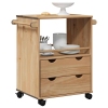 Carrito de cocina OTTA madera maciza de pino 59x45x80 cm