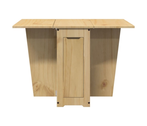 Mesa de comedor plegable mariposa Corona madera pino marrón