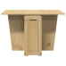 Mesa de comedor plegable mariposa Corona madera pino marrón