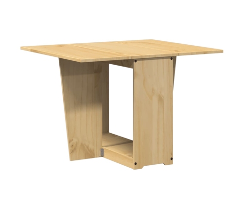 Mesa de comedor plegable mariposa Corona madera pino marrón