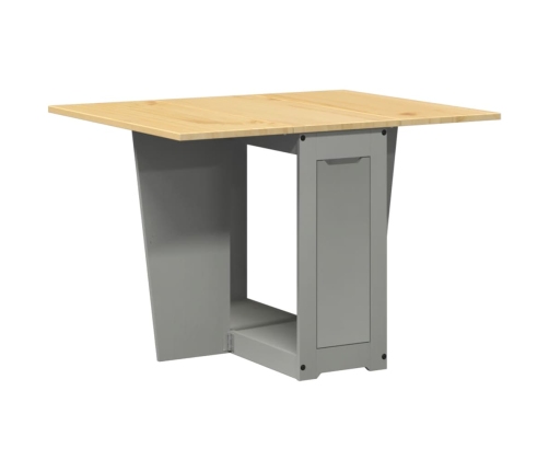 Mesa de comedor plegable mariposa Corona madera maciza gris