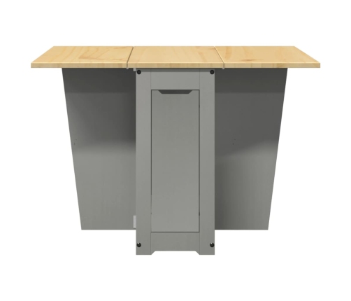 Mesa de comedor plegable mariposa Corona madera maciza gris