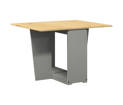 Mesa de comedor plegable mariposa Corona madera maciza gris