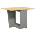 Mesa de comedor plegable mariposa Corona madera maciza gris