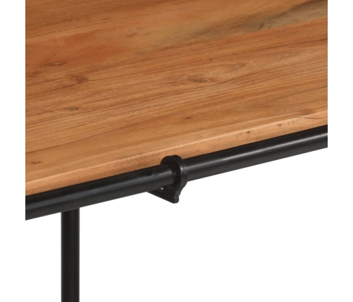 Mesa de centro madera maciza acacia 110x55x40 cm