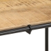 Mesa consola madera maciza de mango rugosa 110x42x76 cm