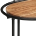 Mesa consola madera maciza de acacia 110x42x76 cm