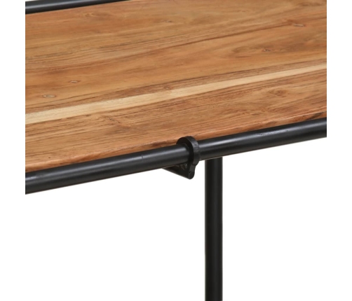 Mesa consola madera maciza de acacia 110x42x76 cm