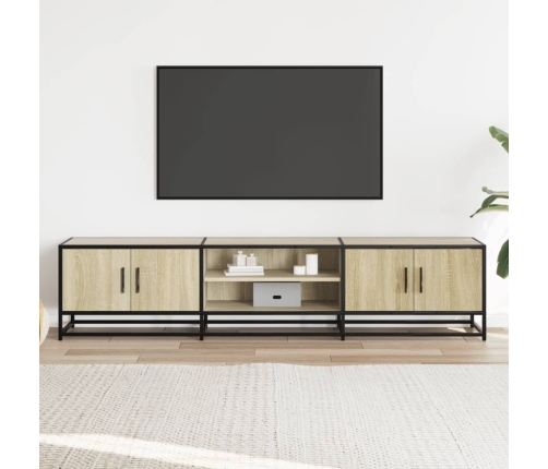 Mueble para TV madera de ingeniería roble Sonoma 180x35x41 cm