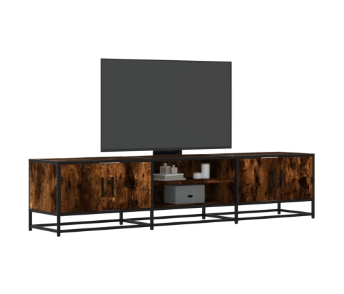 Mueble para TV madera de ingeniería roble ahumado 180x35x41 cm