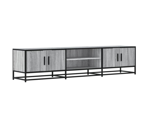 Mueble para TV madera de ingeniería gris Sonoma 180x35x41 cm