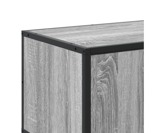 Mueble para TV madera de ingeniería gris Sonoma 180x35x41 cm