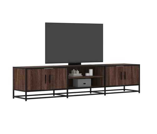 Mueble para TV madera de ingeniería roble marrón 180x35x41 cm