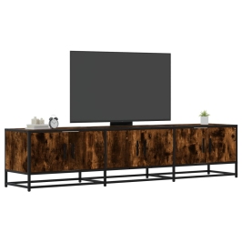 Mueble para TV madera de ingeniería roble ahumado 180x35x41 cm