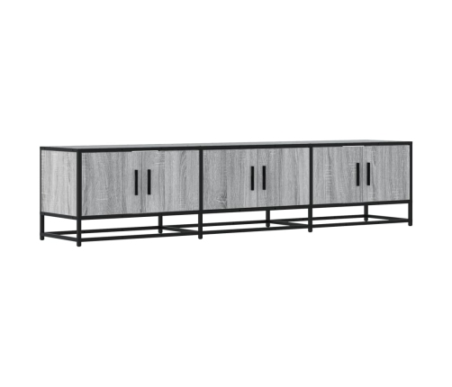 Mueble para TV madera de ingeniería gris Sonoma 180x35x41 cm