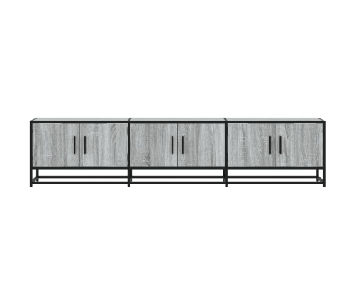 Mueble para TV madera de ingeniería gris Sonoma 180x35x41 cm