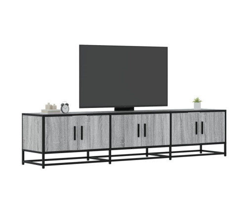 Mueble para TV madera de ingeniería gris Sonoma 180x35x41 cm