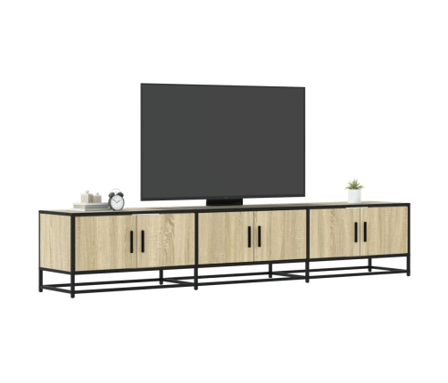 Mueble para TV madera de ingeniería roble Sonoma 210x35x41 cm