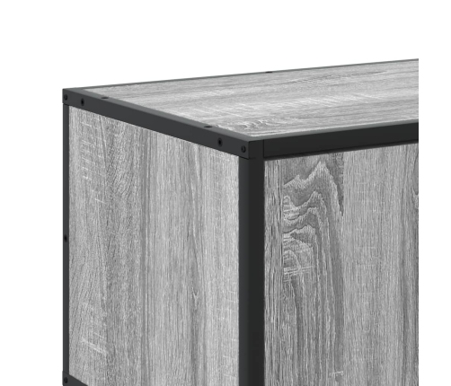 Mueble para TV madera de ingeniería gris Sonoma 210x35x41 cm