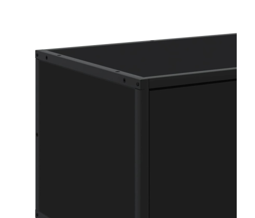 Mueble para TV madera de ingeniería negro 240x35x41 cm