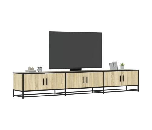 Mueble para TV madera de ingeniería roble Sonoma 240x35x41 cm