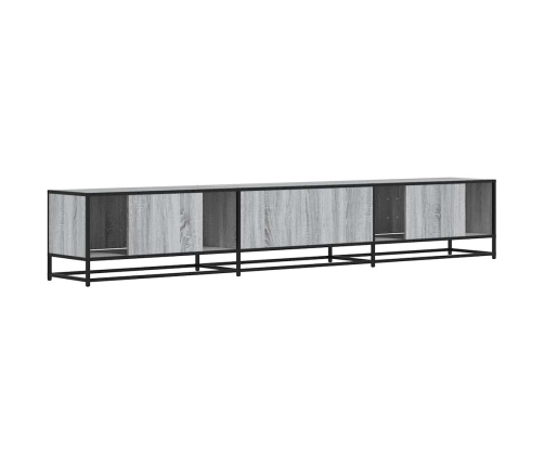 Mueble para TV madera de ingeniería gris Sonoma 240x35x41 cm