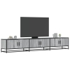 Mueble para TV madera de ingeniería gris Sonoma 240x35x41 cm