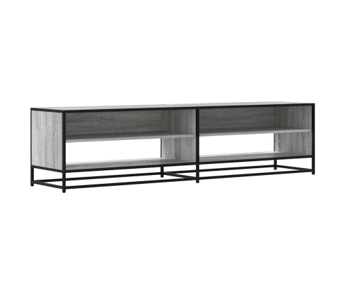 Mueble de TV madera de ingeniería gris Sonoma 180,5x40x46 cm