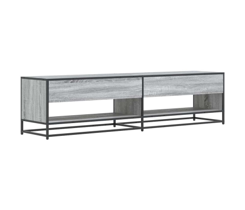 Mueble de TV madera de ingeniería gris Sonoma 180,5x40x46 cm