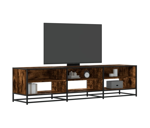 Mueble para TV madera de ingeniería roble ahumado 180x40x46 cm