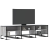 Mueble de TV madera de ingeniería gris Sonoma 180x40x46 cm